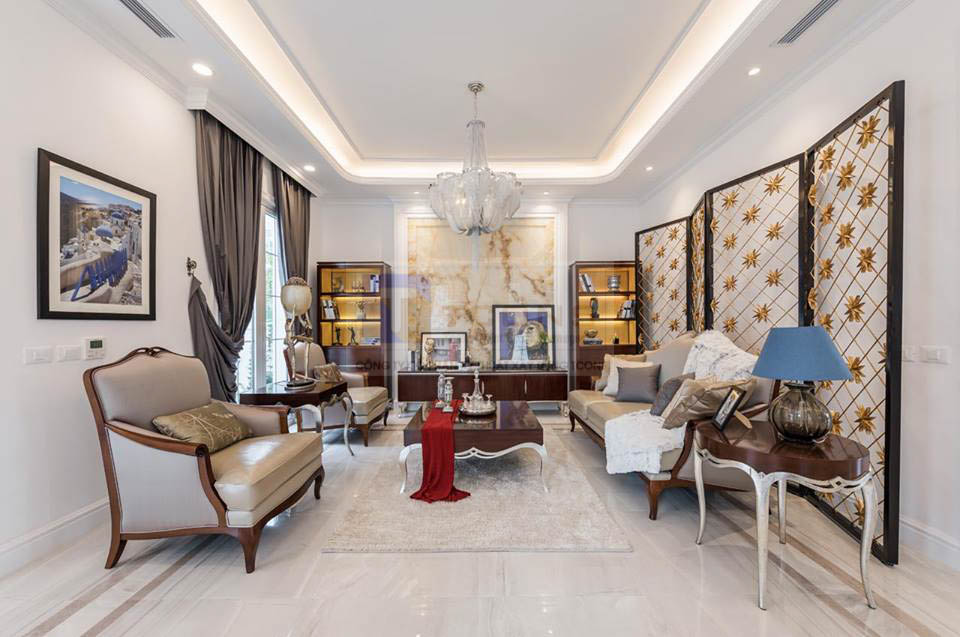 Phòng Khách 1 - Biệt thự Anh Đào AD9 Vinhomes Riverside